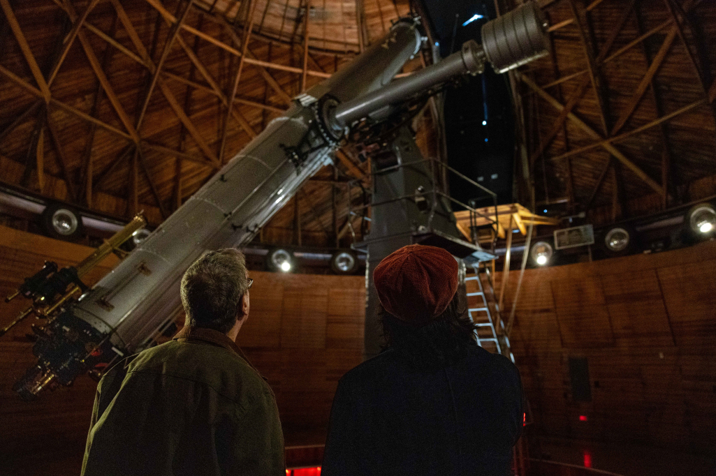 on set with the case for miracles movie